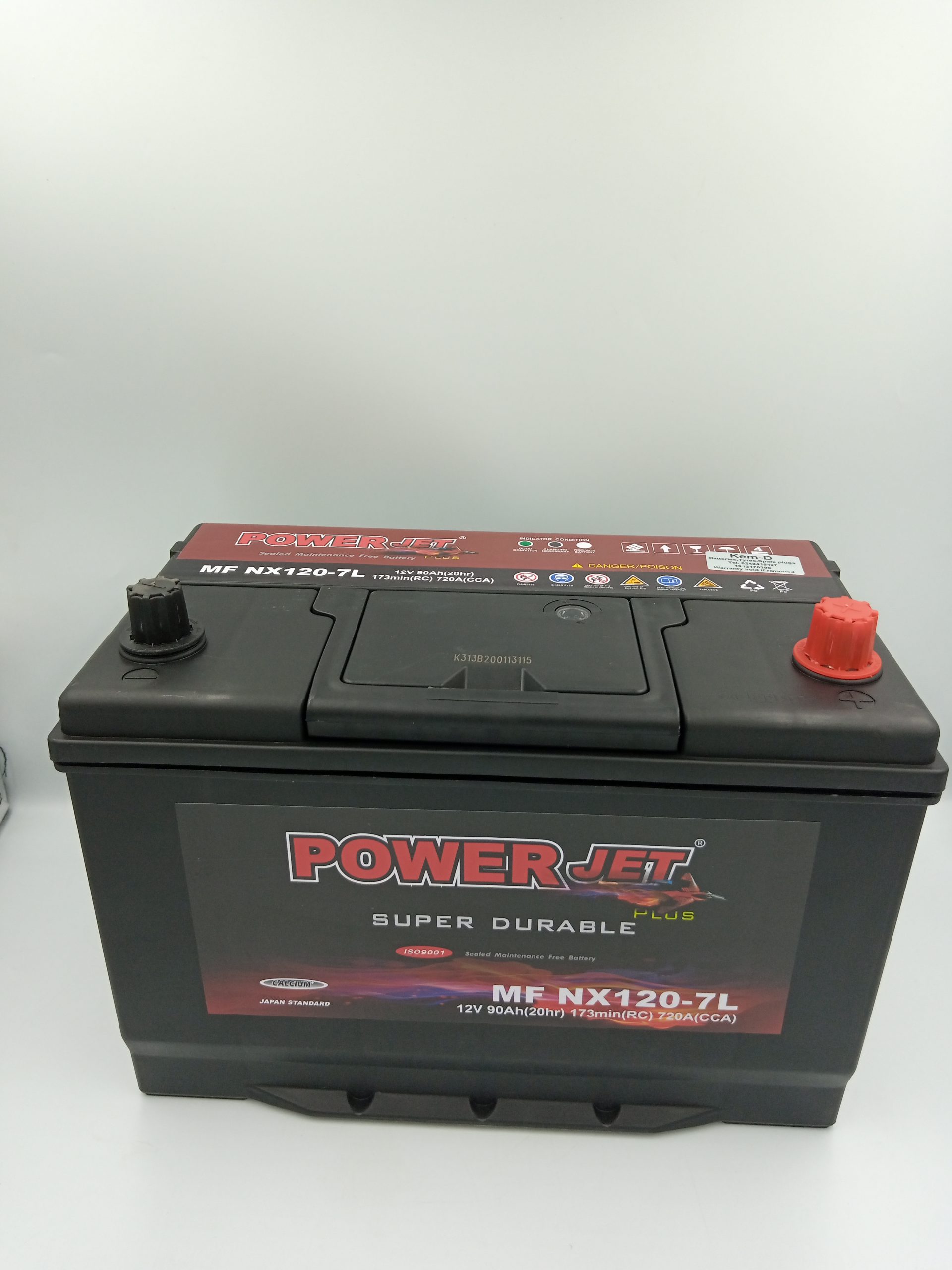 17 Plates Powerjet Car Battery